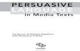 PERSUASIVE LANGUAGE - Insight Publications: English Resources for