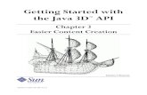 The Java 3D API Tutorial - Computing Science and Mathematics
