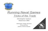 Running Naval Games - Clash of Arms
