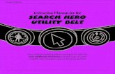 Instruction Manual for the Search hero Utility Belt