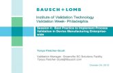 Institute of Validation Technology Validation Week- Philadelphia