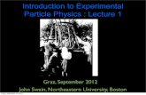 Introduction to Experimental Particle Physics : Lecture 1