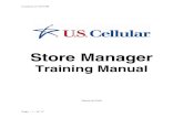 Store Manager Training Manual - 1 - U.S. Cellular Brochure Vault