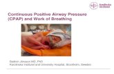 Continuous Positive Airway Pressure (CPAP) and Work of Breathing