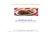 Healthy Salad Recipes - FunkyMunky South African Recipe and