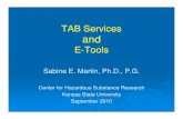 TAB Services E-Tools