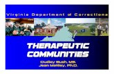 Therapeutic Community Modality - Division of Legislative Services