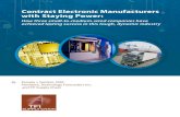 Contract Electronic Manufacturers with Staying Power