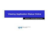101409 Viewing Individual Application Status Online