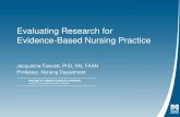 Evaluating Research for Evidence-Based Nursing Practice - RCN: Home