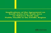 Implications of the Agreement on South Asian Free Trade Area on