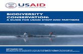 Biodiversity Conservation: A Guide for USAID Staff and Partners