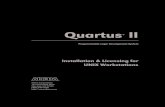 Quartus II Installation & Licensing for UNIX Workstations