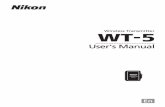 Nikon Wireless Transmitter WT-5 User's Manual