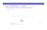 JavaMail API TM Design Specification