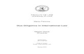 Due Diligence in International Law - Lund University Publications