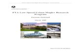 FTA Low-Speed Urban Maglev Research Program