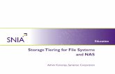 Storage Tiering for File Systems and NAS