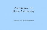 Astronomy 101 Basic Astronomy
