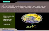 TH nnuAl SCIENCE & ENGINEERING TECHNOLOGY CONFERENCE / DoD TECH