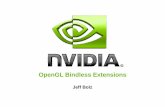 OpenGL Bindless Extensions