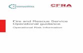 Fire and Rescue Service Operational guidance