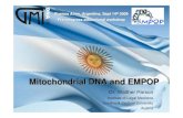 Mitochondrial DNA and EMPOP