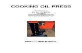 Cooking Oil Press Instructions