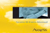 Axxess II Users Manual - Aircell Business Aviation: Internet and