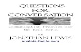 Questions For Conversation - anglais-