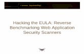 Hacking the EULA: Reverse Benchmarking Web Application Security