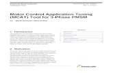 Motor Control Application Tuning (MCAT) Tool for 3-Phase PMSM