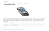 Cisco Unified Wireless IP Phone 7925G Deployment Guide