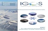 Cryosphere Theme Report - IGOS Cryosphere Initiative
