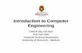 Introduction to Computer Engineering - UW-Madison Computer