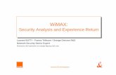 WiMAX - FIRST.org / FIRST - Improving security together