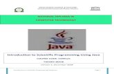 Introduction to Scientific Programming Using Java