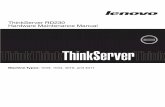 ThinkServer RD230 Hardware Maintenance Manual