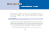 CHAPTER 7 Implementing Change