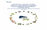 NATIONAL SAFETY CODE SAFETY AND MAINTENANCE PROGRAM DEVELOPMENT