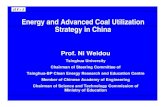 Energy and Advanced Coal Utilization Strategy in China