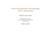 Point-free geometry and topology Part II: Mereology
