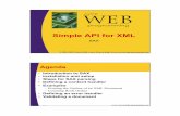 Simple API for XML - Core Web Programming: Course Notes