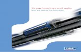 Linear bearings and units