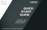 Vizio E601i-A3 LED HDTV Quick Start Guide