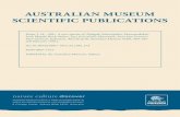AUSTRALIAN MUSEUM SCIENTIFIC PUBLICATIONS