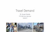 Introduction to Travel Demand/Behavior, or What about the People