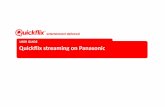 USER GUIDE Quickflix streaming on Panasonic