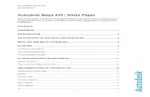 Autodesk Maya API | White Paper