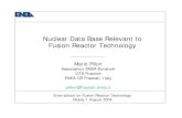 Nuclear Data Base Relevant to Fusion Reactor Technology